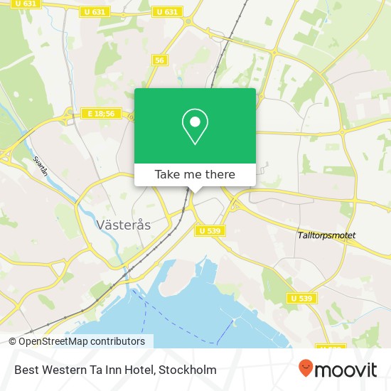 Best Western Ta Inn Hotel map