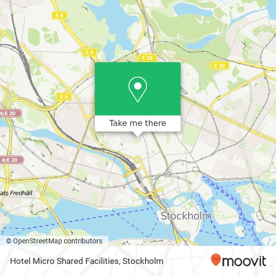 Hotel Micro Shared Facilities map