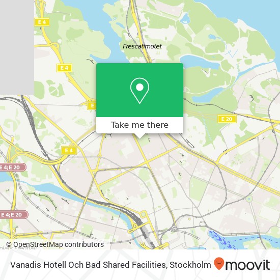 Vanadis Hotell Och Bad Shared Facilities map