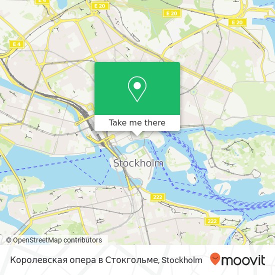 Королевская опера в Стокгольме map