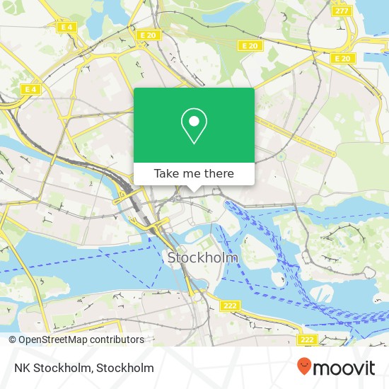 NK Stockholm map