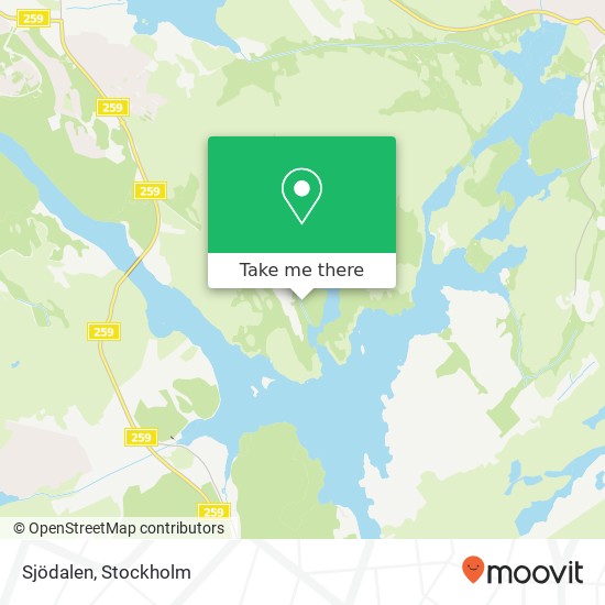 Sjödalen map