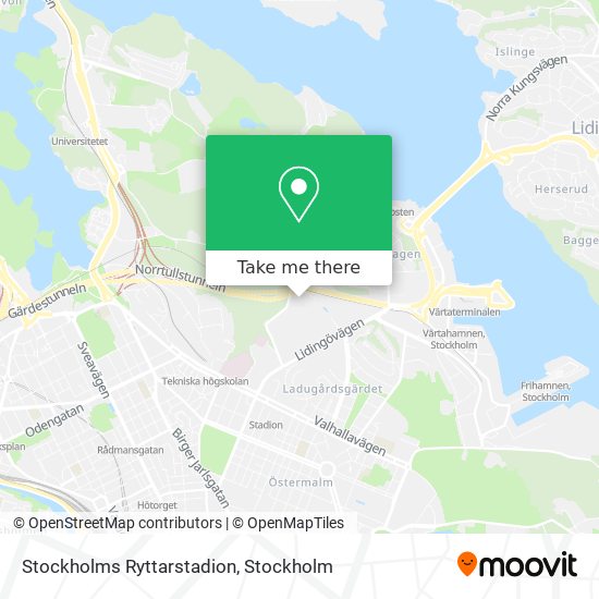 Stockholms Ryttarstadion map