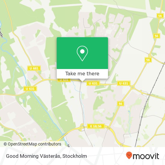 Good Morning Västerås map