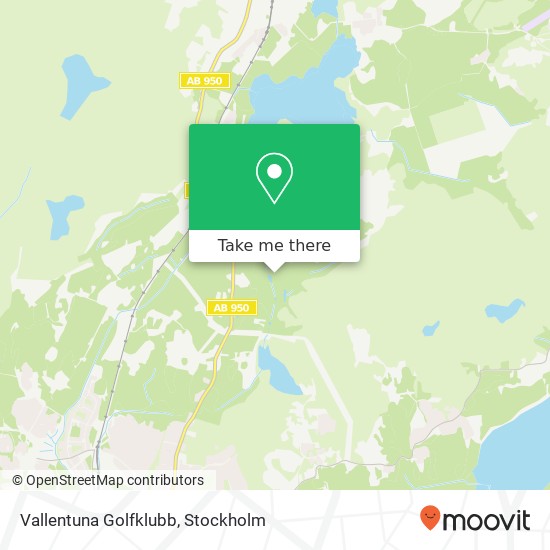 Vallentuna Golfklubb map