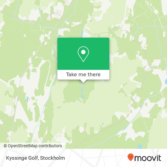 Kyssinge Golf map