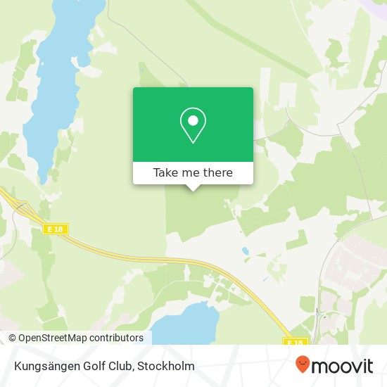 Kungsängen Golf Club map