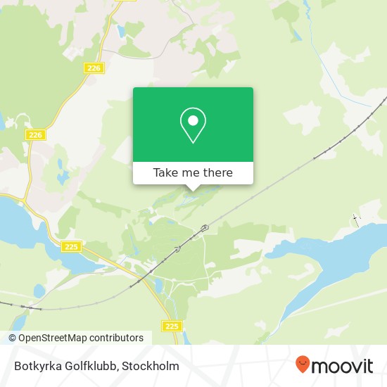 Botkyrka Golfklubb map