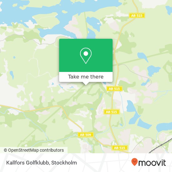 Kallfors Golfklubb map