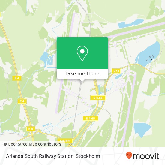 Arlanda South Railway Station map