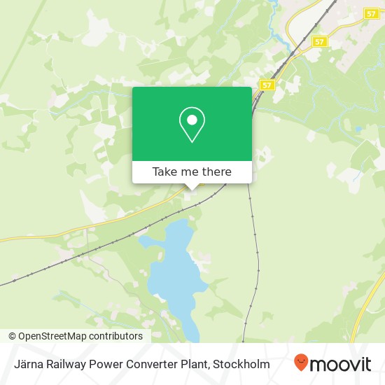 Järna Railway Power Converter Plant map