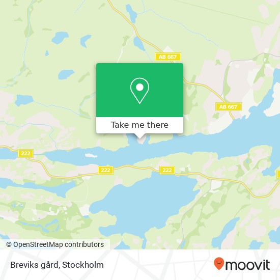 Breviks gård map