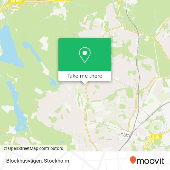 Blockhusvägen map