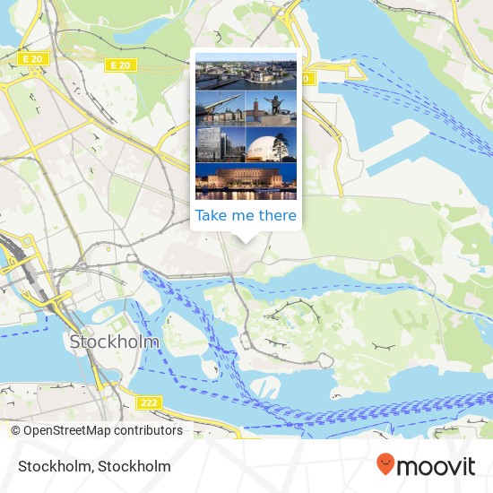 Stockholm map