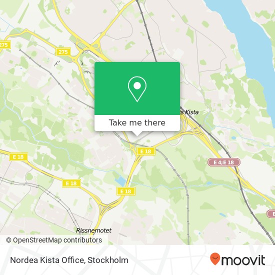 Nordea Kista Office map