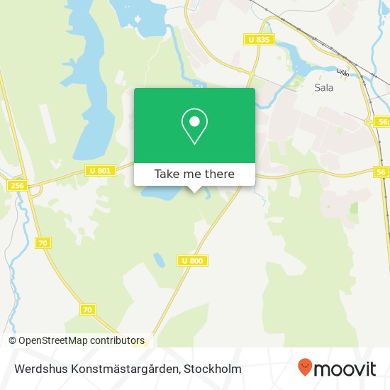 Werdshus Konstmästargården map