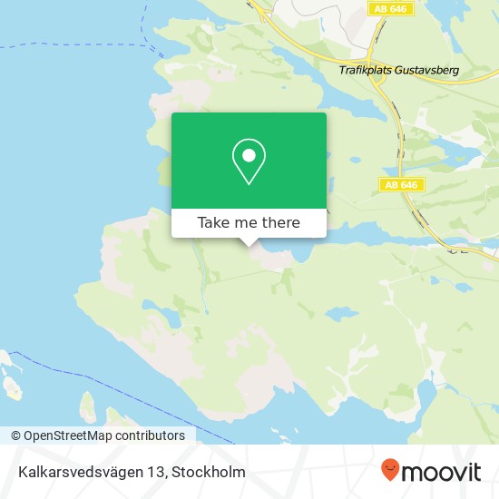 Kalkarsvedsvägen 13 map