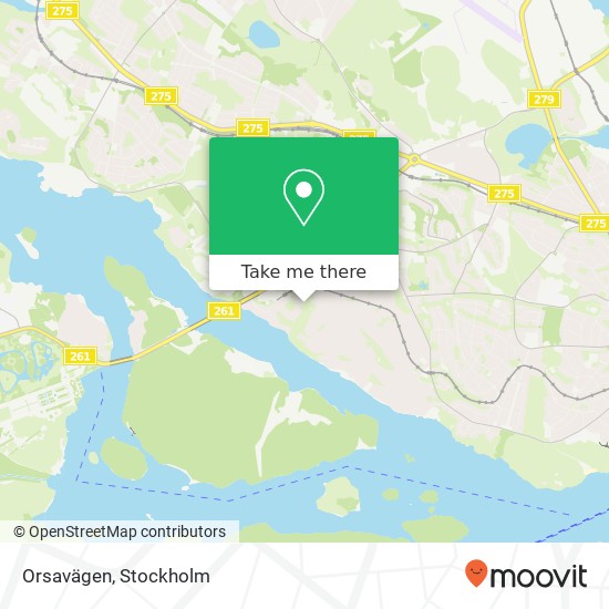 Orsavägen map