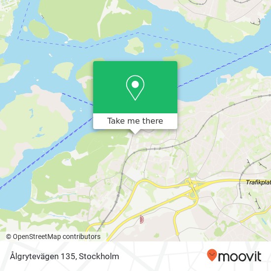 Ålgrytevägen 135 map