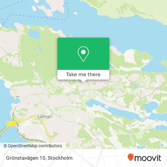 Grönstavägen 10 map