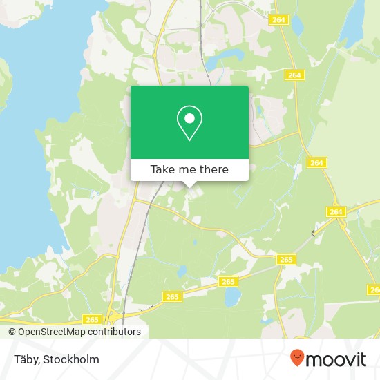 Täby map