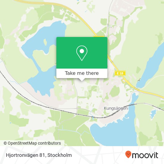 Hjortronvägen 81 map