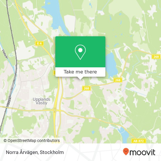 Norra Årvägen map