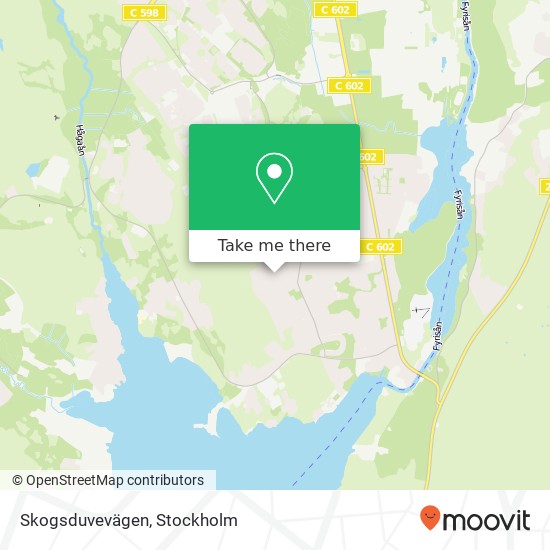 Skogsduvevägen map