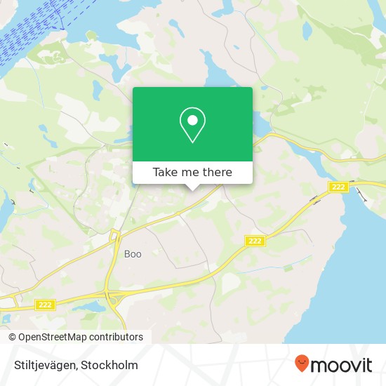 Stiltjevägen map