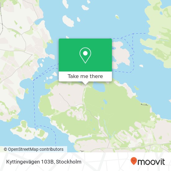 Kyttingevägen 103B map