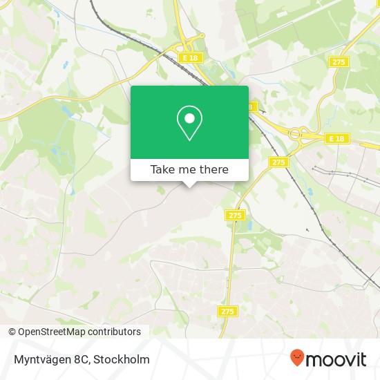 Myntvägen 8C map