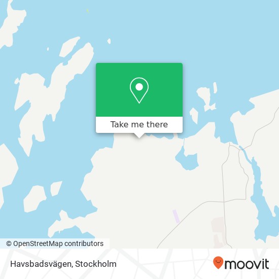 Havsbadsvägen map