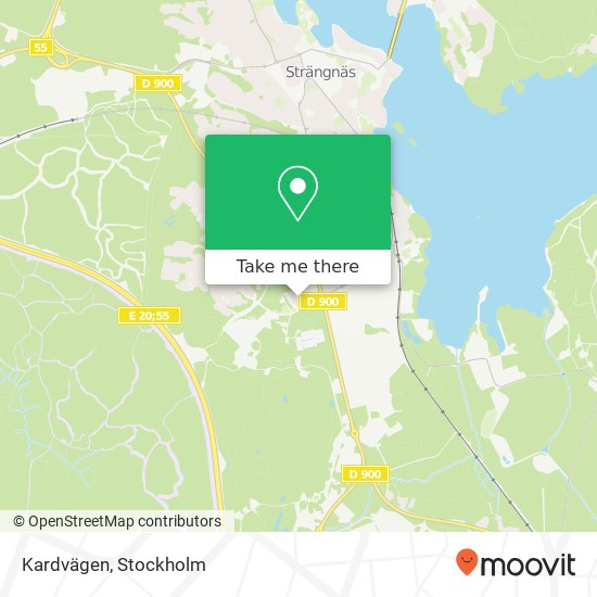 Kardvägen map