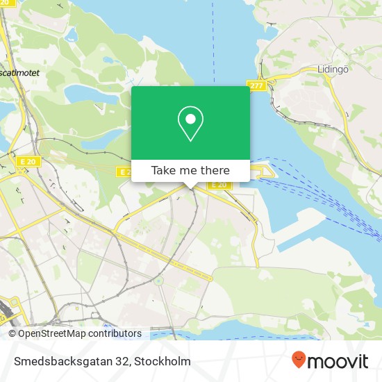 Smedsbacksgatan 32 map