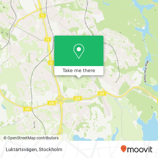 Luktärtsvägen map