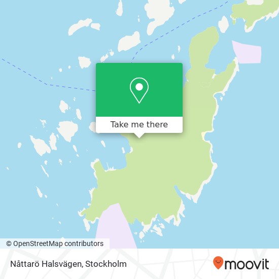 Nåttarö Halsvägen map