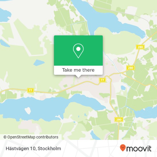 Hästvägen 10 map