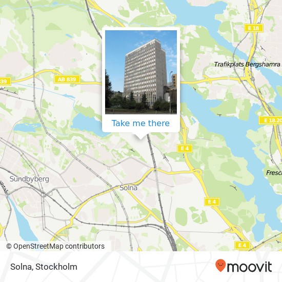 Solna map