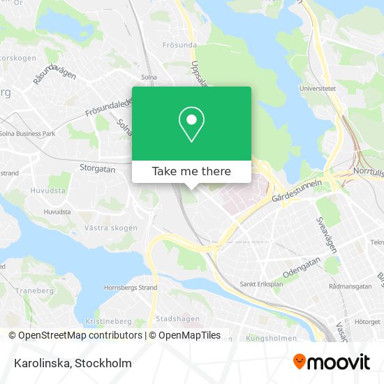 Karolinska map