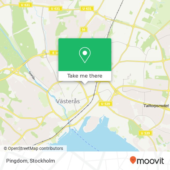 Pingdom map