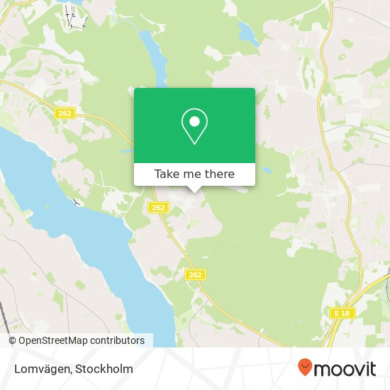 Lomvägen map