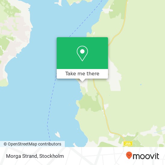 Morga Strand map