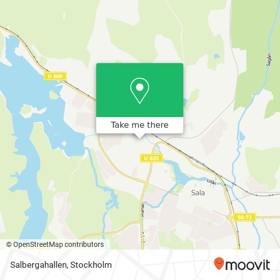 Salbergahallen map