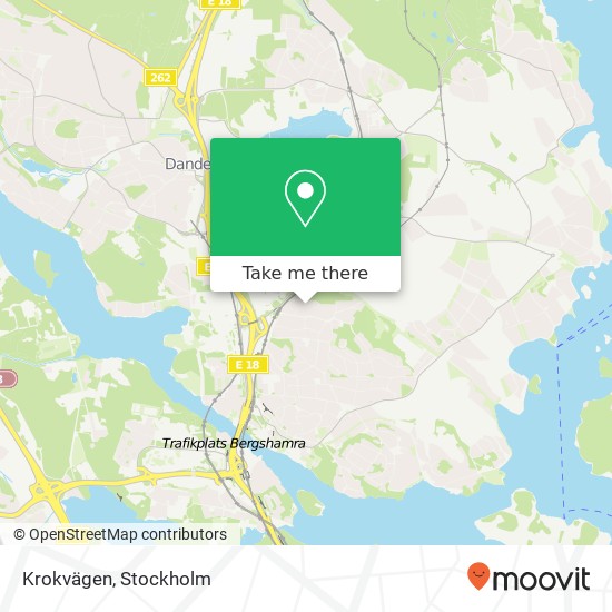 Krokvägen map