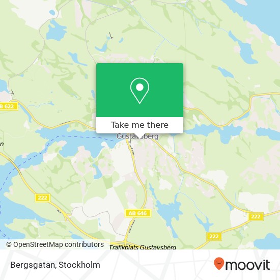 Bergsgatan map