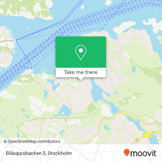 Blåsippsbacken 5 map