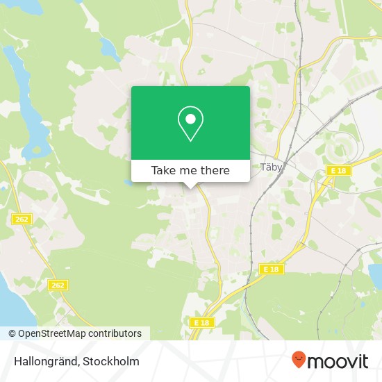 Hallongränd map