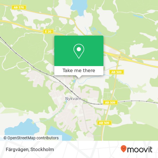 Färgvägen map