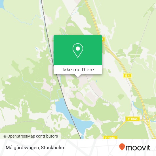 Målgårdsvägen map