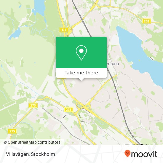 Villavägen map